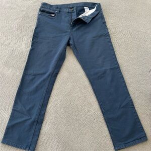 Banana Republic Slate Blue Slim Traveler Pant